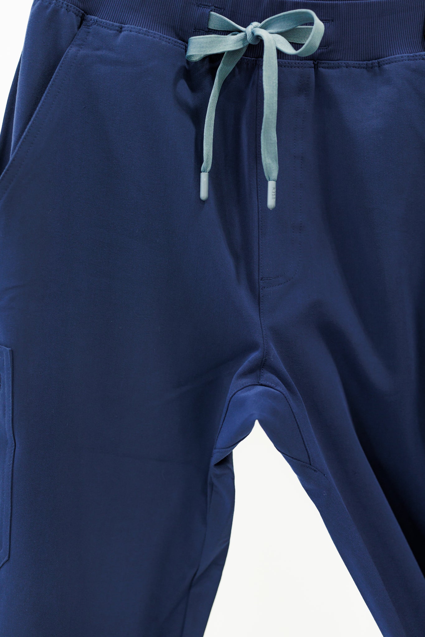 Professional navy scrub pant with a comfortable, classic fit for everyday wear.