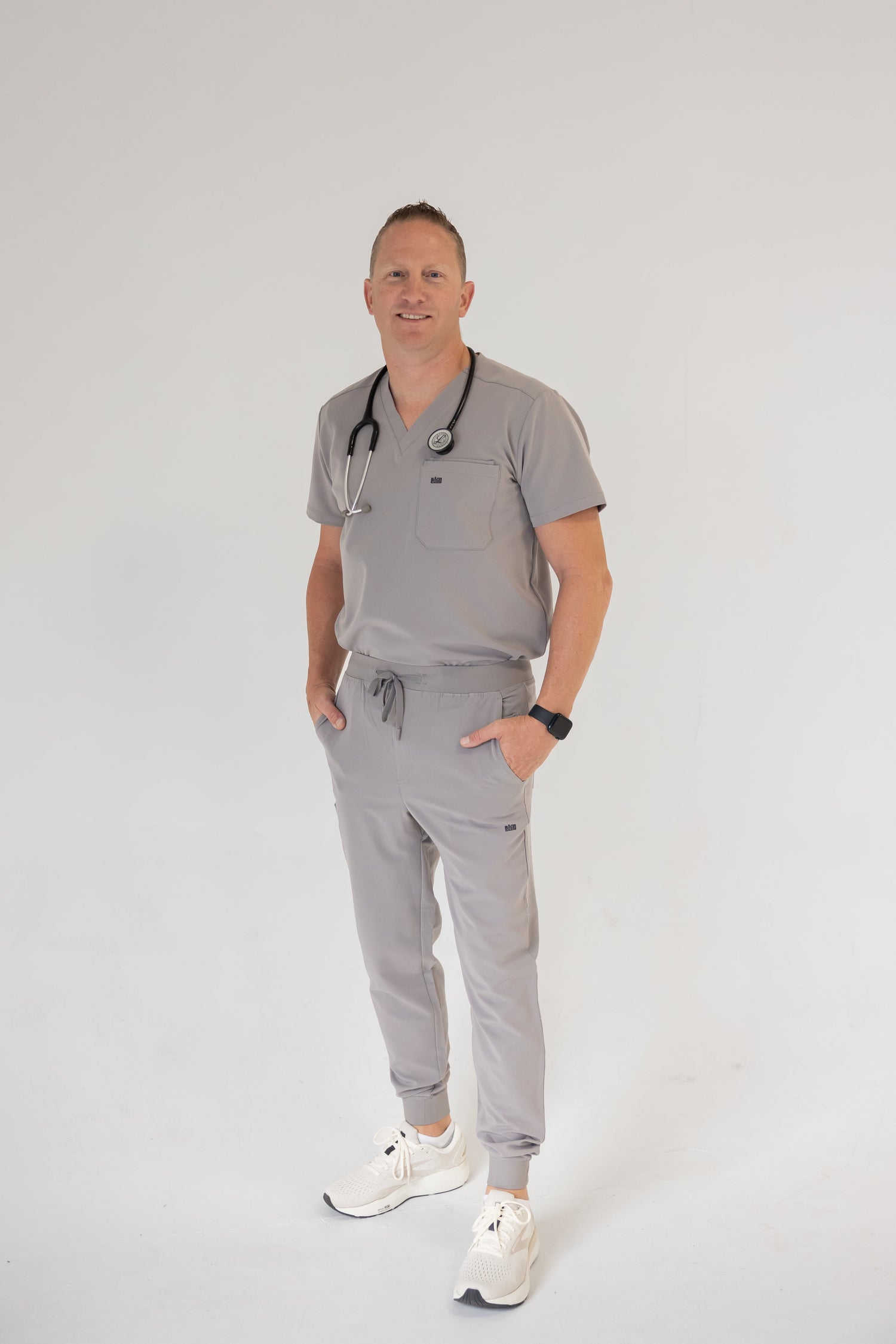 Men's Gray Scrubs