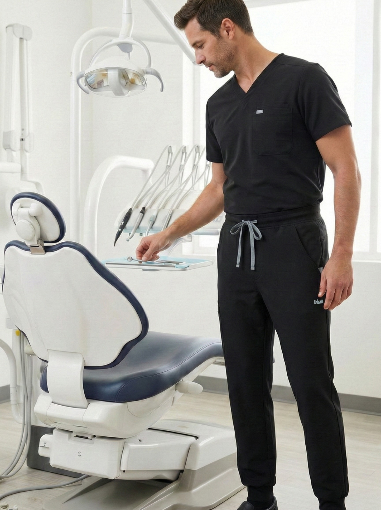 Men Jogger Scrub Pant (Black)