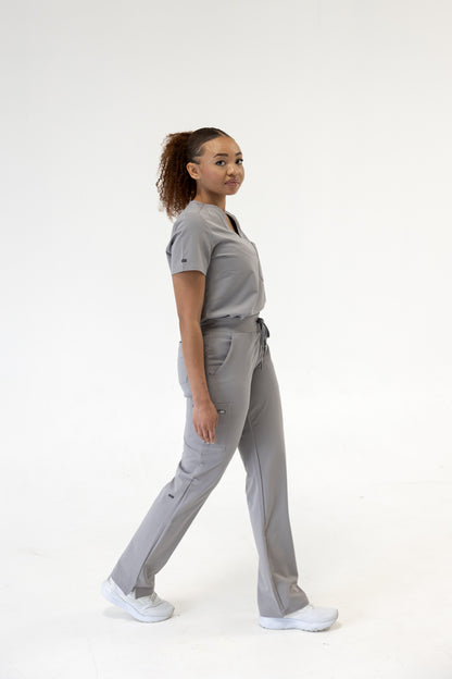 Women Classic Fit Scrub Pant (Gray)