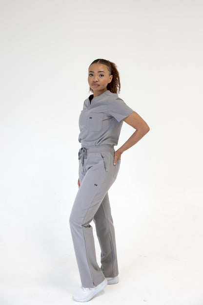 Women Classic Fit Scrub Pant (Gray)