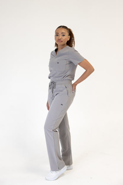 Women Classic Fit Scrub Pant (Gray)