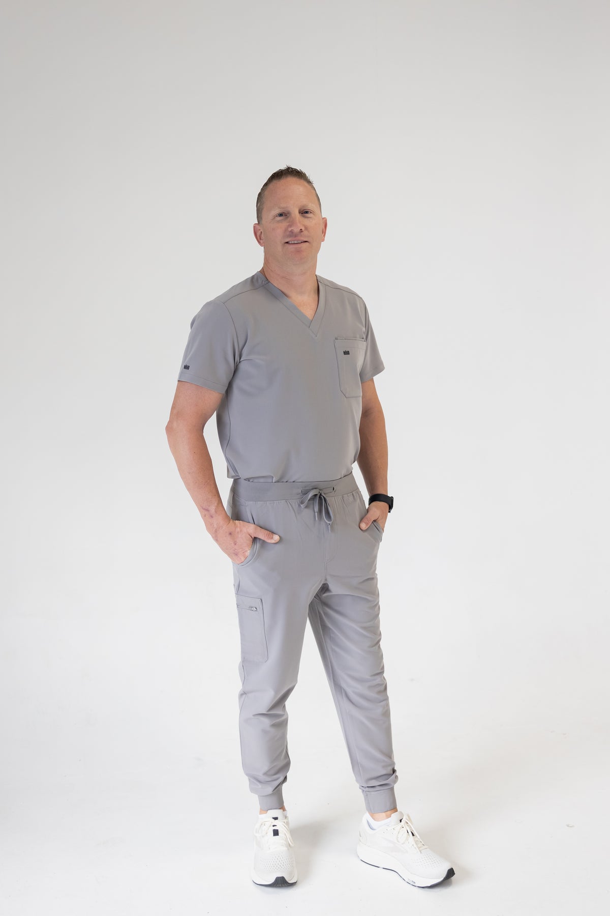 Men Jogger Scrub Pant (Gray)