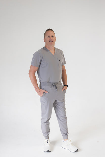 Men Jogger Scrub Pant (Gray)
