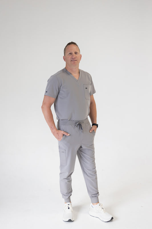 Men Jogger Scrub Pant (Gray)