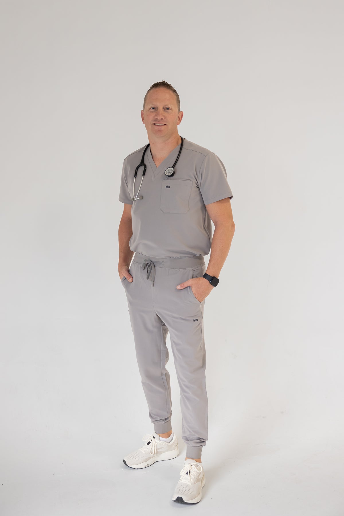 Men Jogger Scrub Pant (Gray)