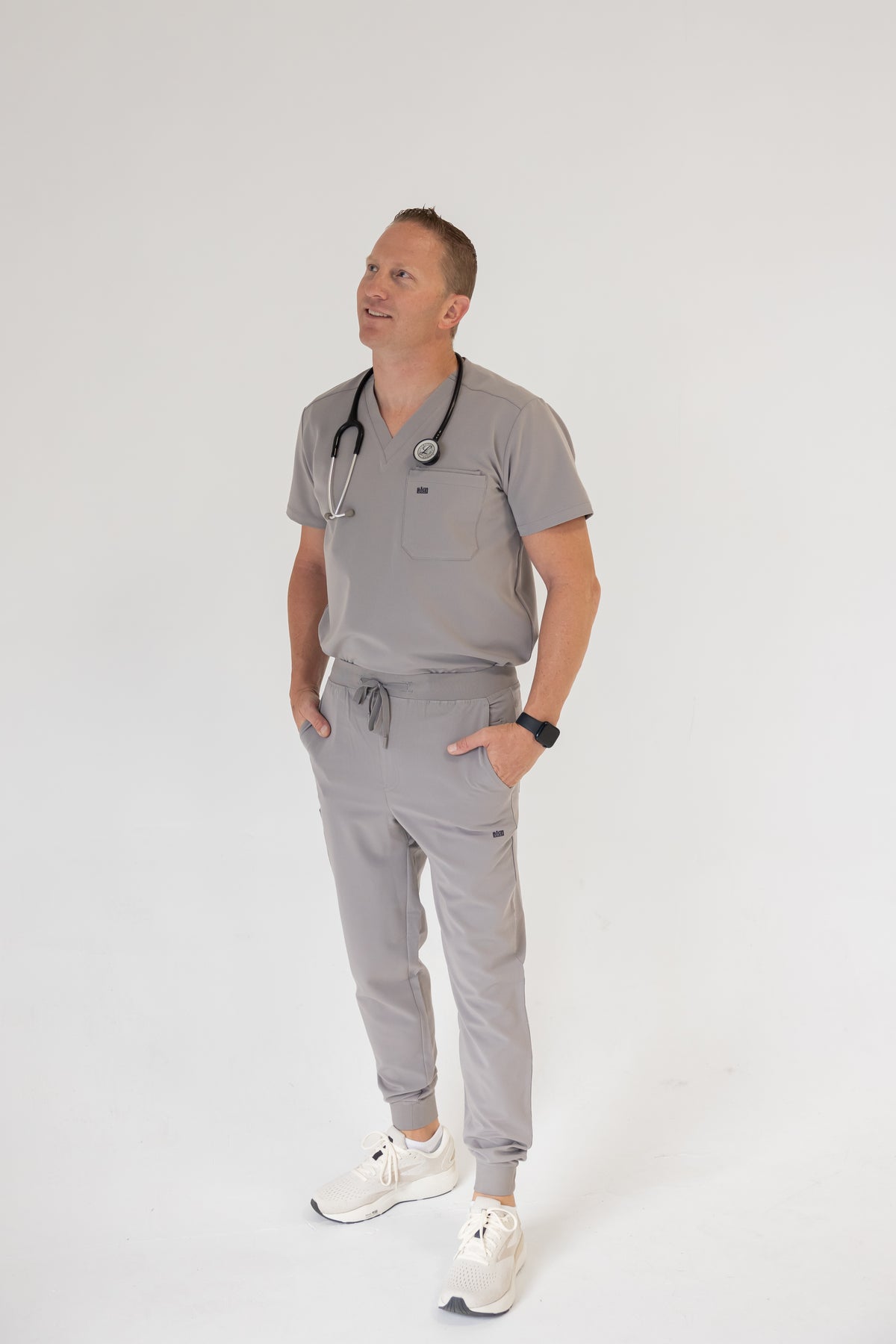Men Jogger Scrub Pant (Gray)