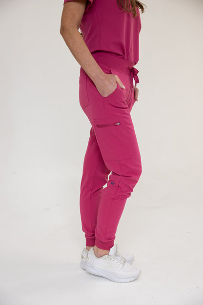 Women Jogger Scrub Pant (Pink)