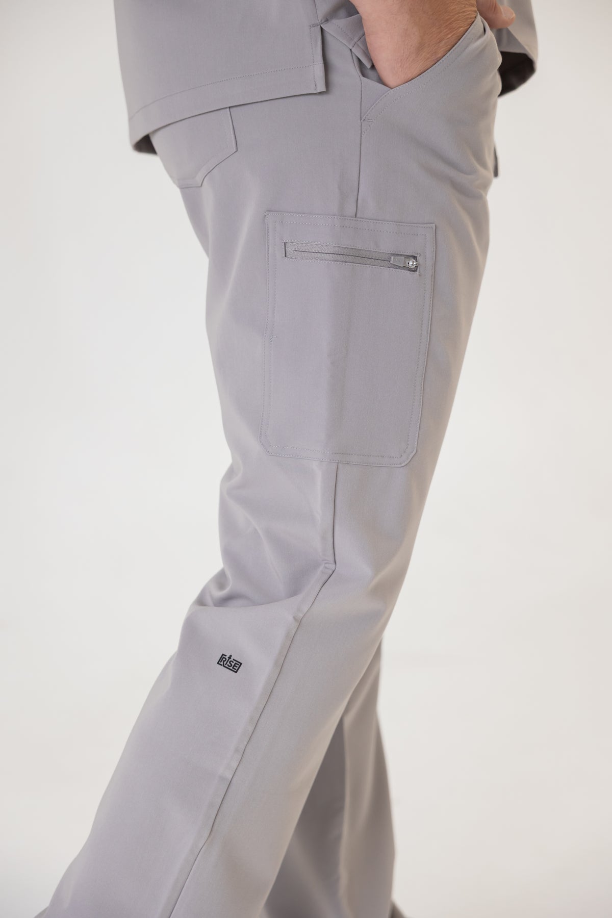 Men Classic Fit Scrub Pant (Gray)