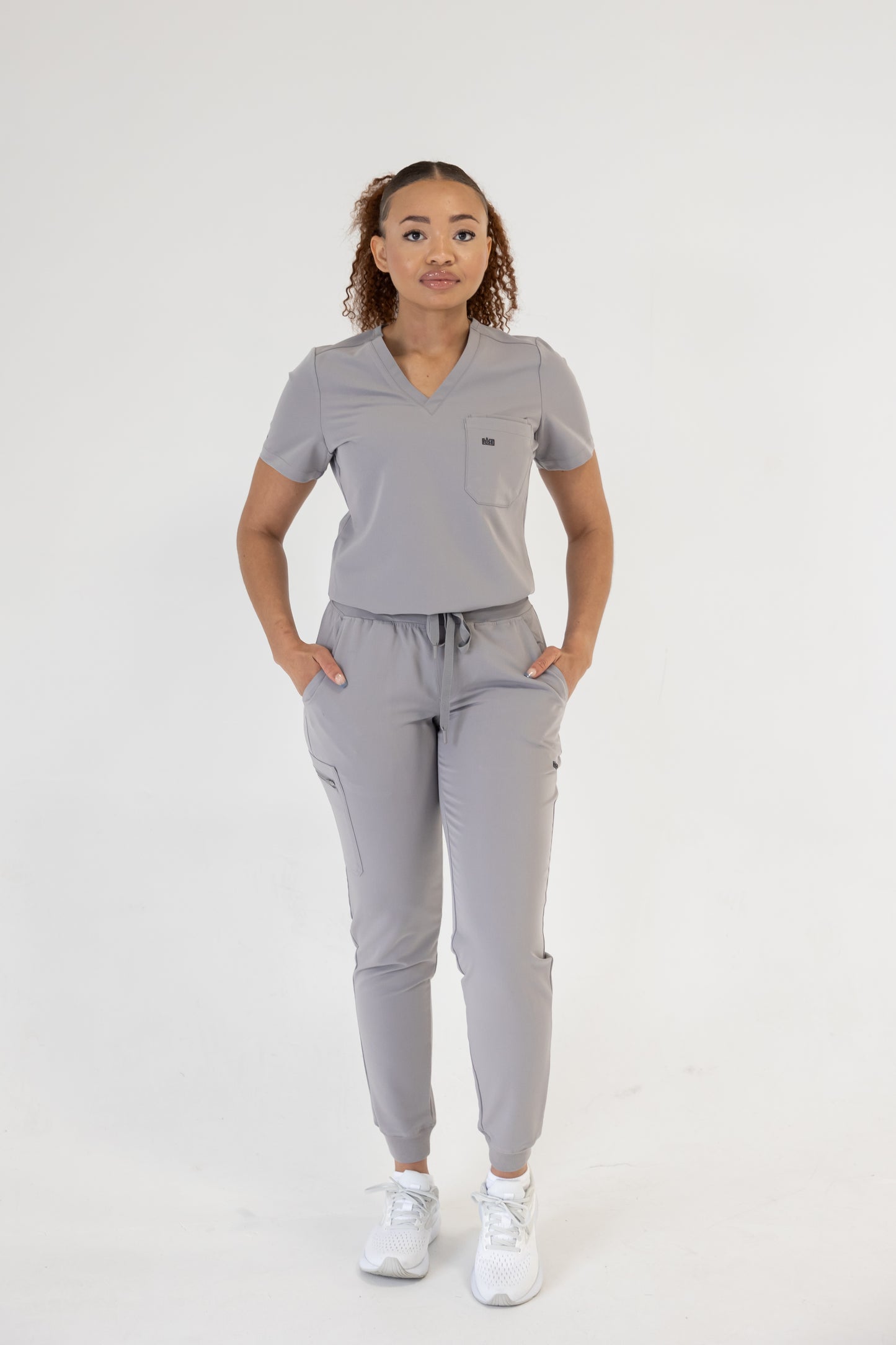 Women Jogger Scrub Pant (Gray)