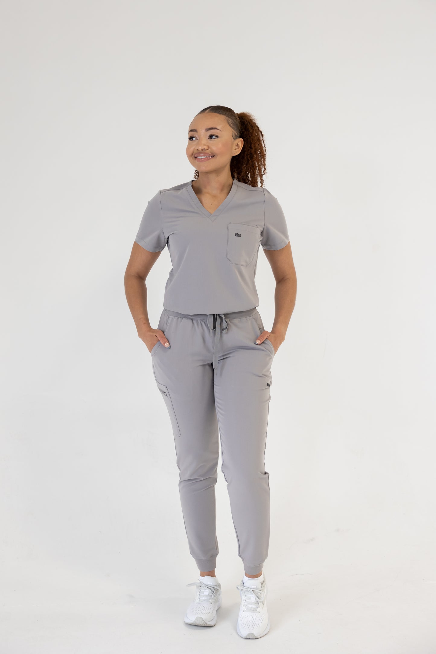 Women Jogger Scrub Pant (Gray)