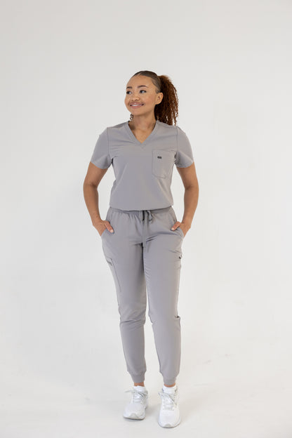 Women Jogger Scrub Pant (Gray)