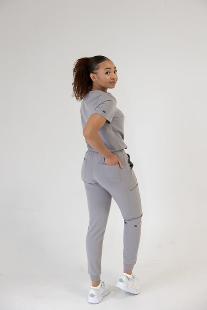 Women Jogger Scrub Pant (Gray)